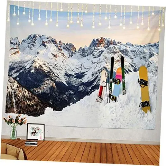 Snow Tapestry, Christmas Snow Mountain