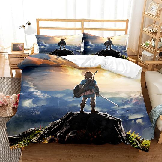 The Legend of Zelda Duvet Cover, Link Bedding Set