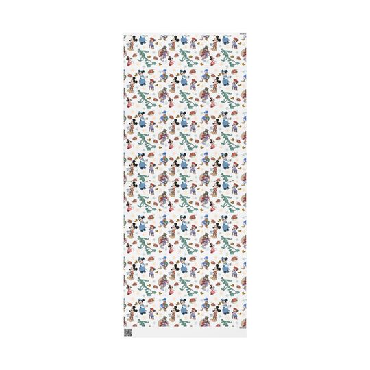Christmas Carol, Magic Disney Christmas Wrapping Paper
