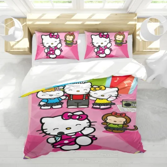 Sanrio Hello Kitty Cartoon Bedding Sets