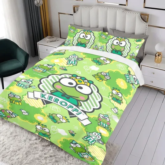 Cartoon Sanrio Keroppi Bedding Sets