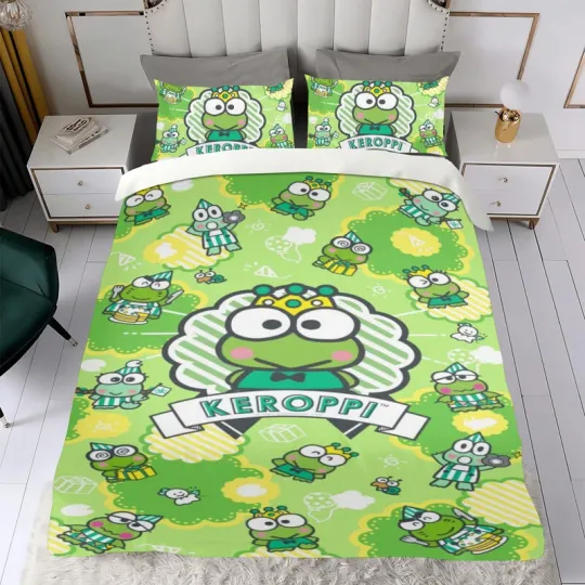 Cartoon Sanrio Keroppi Bedding Sets