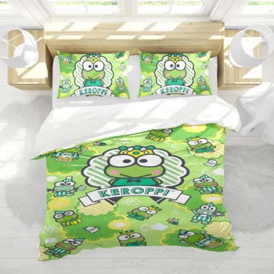 Cartoon Sanrio Keroppi Bedding Sets
