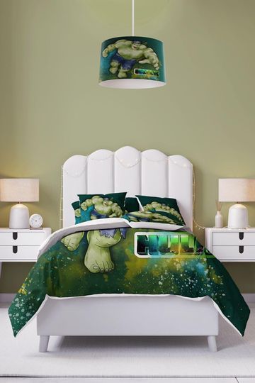Kids' Hulk Bedding Set  - Hulk Themed Bedroom Decor