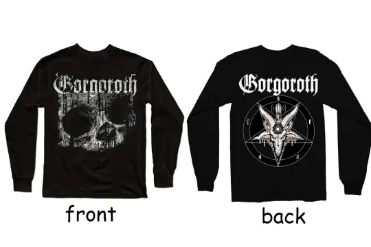 Gorgoroth black metal  Long Sleeve front and back print