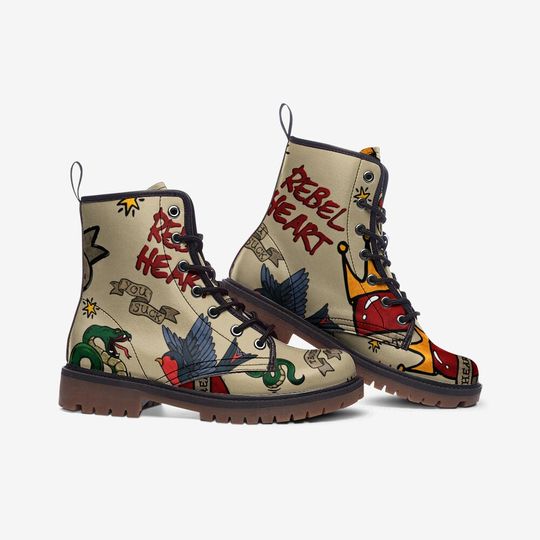 Tattoo Casual Canvas  boots