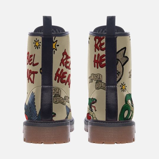 Tattoo Casual Canvas  boots