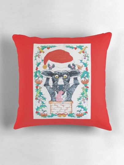 Chrismas Doggie Pillow
