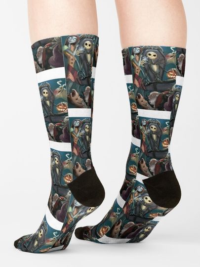 Jack and Sally  Socks