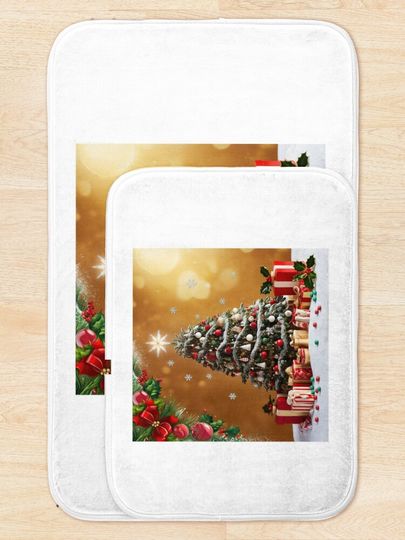 Christmas spirit Bath Mat