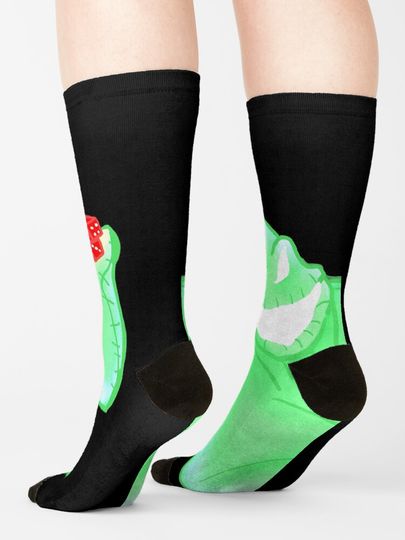Oogie Boogie Illustration Socks