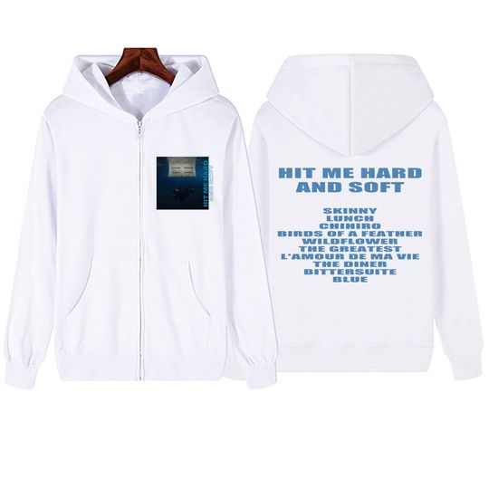 Hit Me Hard And Soft Billie Zipper Hoodie