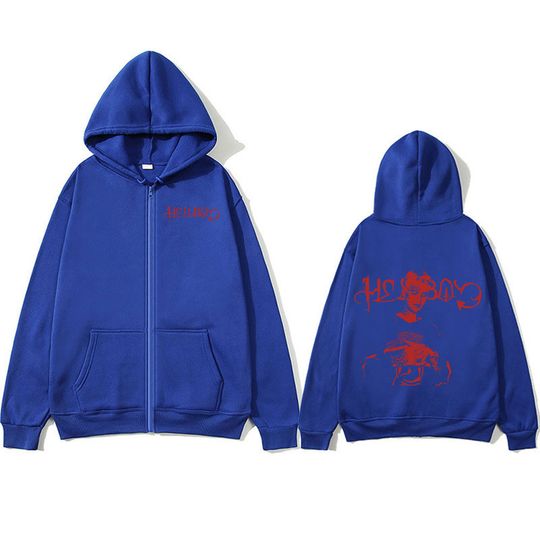 Lil Peep Crybaby Hellboy Zipper Hoodies