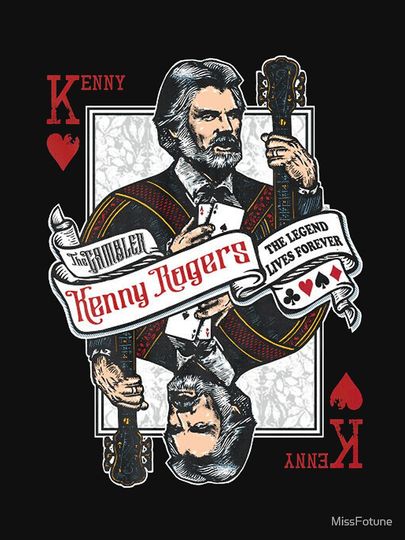 Kenny Rogers The Gambler Inspired Country Music Classic T-Shirt