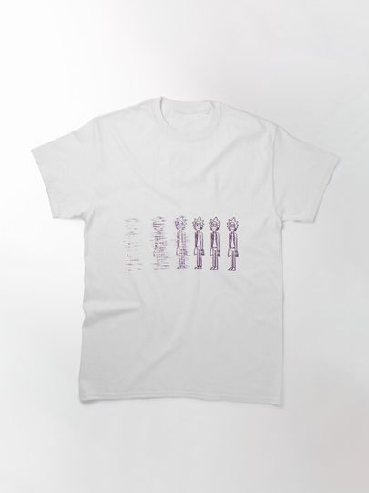 Rick and Rickandmorty Glitch Classic T-Shirt