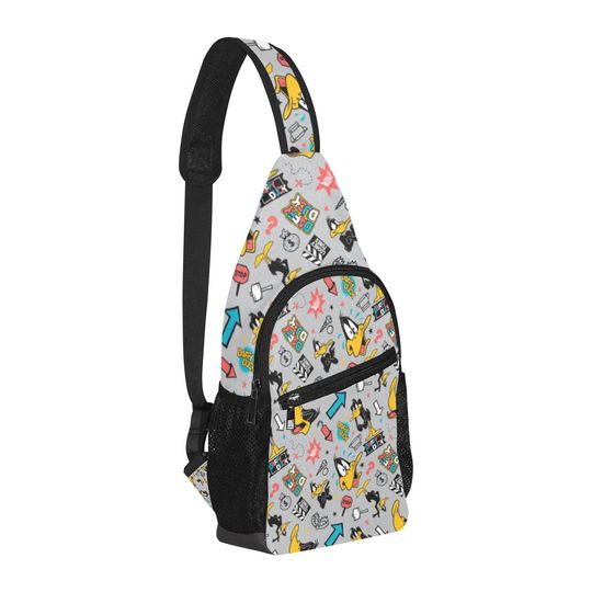 Character Daffy Print Chest Bag