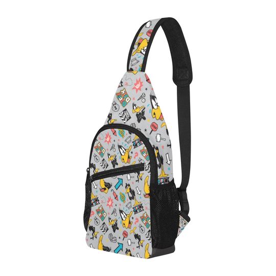 Character Daffy Print Chest Bag