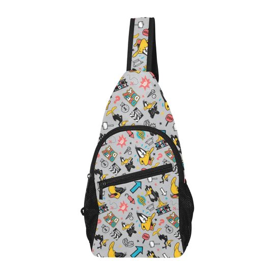 Character Daffy Print Chest Bag