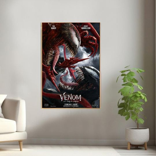 Venom Movie Poster, Canvas Print, Wall Art Canvas Painting Living Room Bedroom Docor,Fan Gift