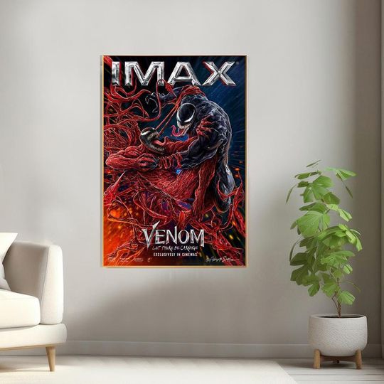Venom Movie Poster, Canvas Print, Wall Art Canvas Painting Living Room Bedroom Docor,Fan Gift