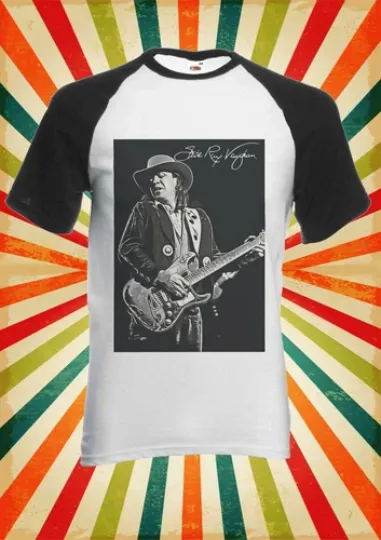 Stevie Ray Vaughan Cool Fun Men Women Long Short Sleeve Baseball Shirt