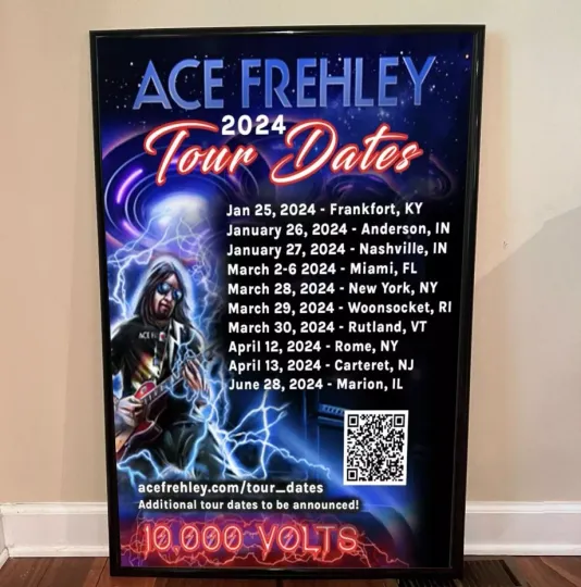 Ace Frehley - Tour 2024 Poster