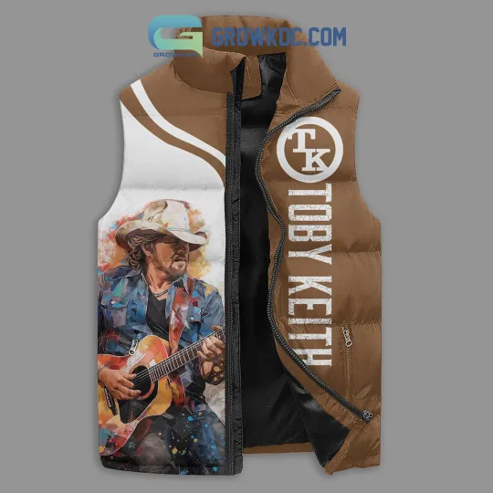 Toby Keith Big Dog Daddy Sleeveless Puffer Jacket