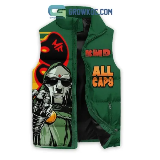 Dooom Underground King Sleeveless Puffer Jacket