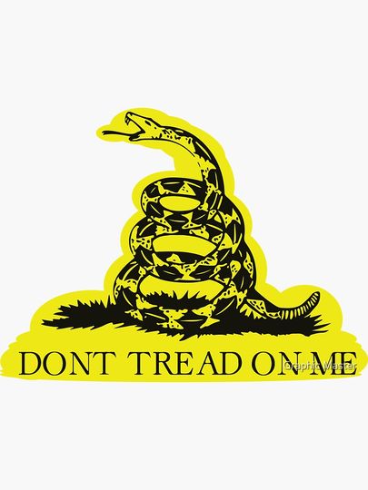 Don't Tread On Me Gadsden Design Sticker