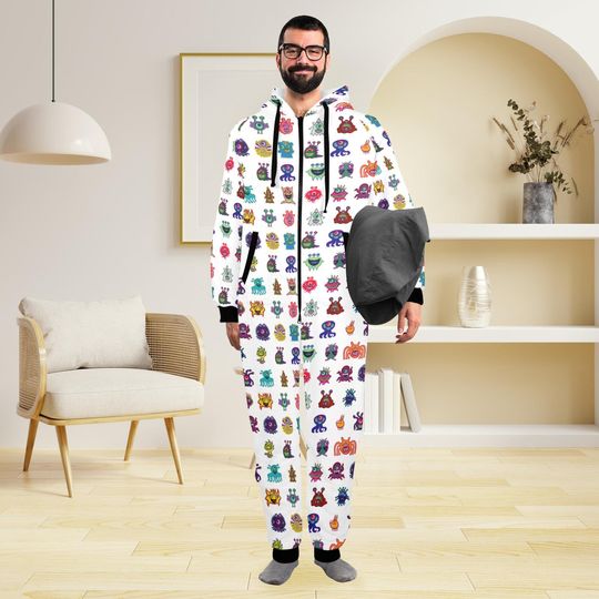 Cute Monsters Onesie for the family, Monsters Jumpsuit, Monsters onesie, Monsters rompers, Halloween onesie, Halloween jumpsuit