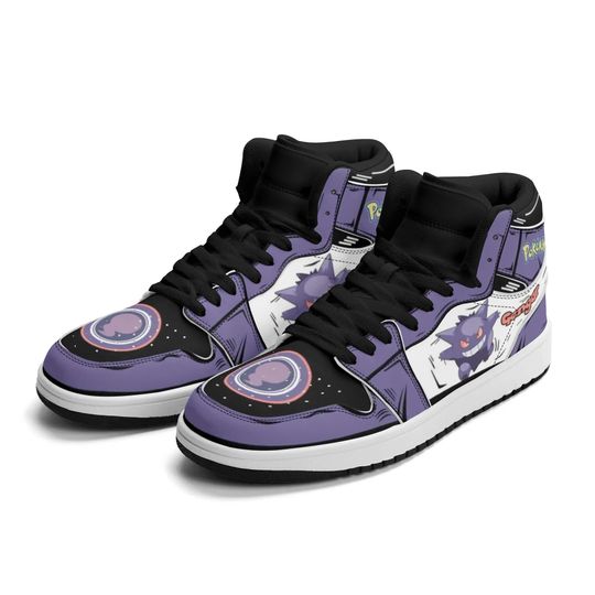 High Top Gengar Poke Go| Anime Lover Shoes