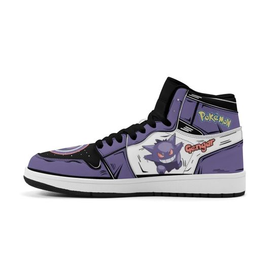 High Top Gengar Poke Go| Anime Lover Shoes