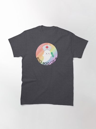 Boo Boo Crew Nurse Ghost Halloween Classic T-Shirt