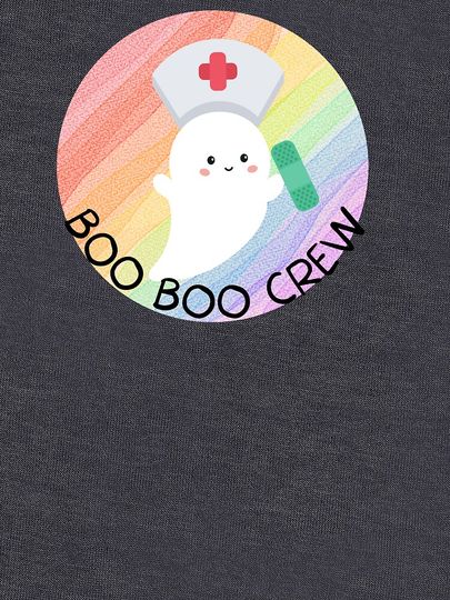 Boo Boo Crew Nurse Ghost Halloween Classic T-Shirt