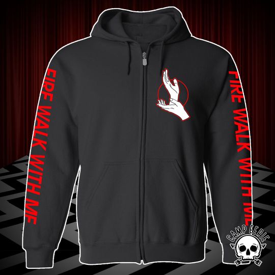 Fire Walk With Me Zip-Up Hoodie