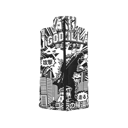 god zilla Gojira Kaiju Sleeveless Jacket