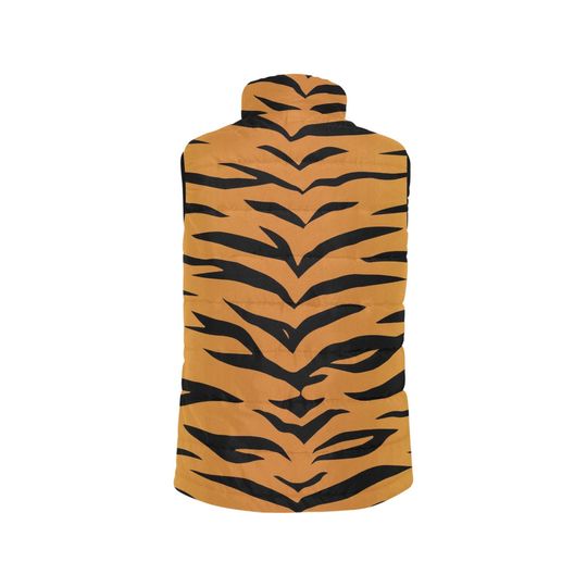 Tiger print Sleeveless Jacket | Winter Clothing | Gift Ideas