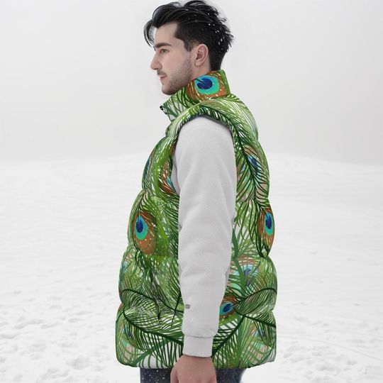 Peacock Sleeveless Jacket | Winter Clothing | Gift Ideas