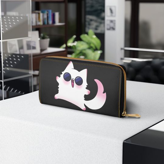 Cat Leather Wallet | Women Wallet | Gift For Women