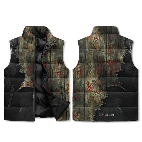 Maraheim "Blood Ritual" Sleeveless Jacket | Winter Clothing | Gift Ideas