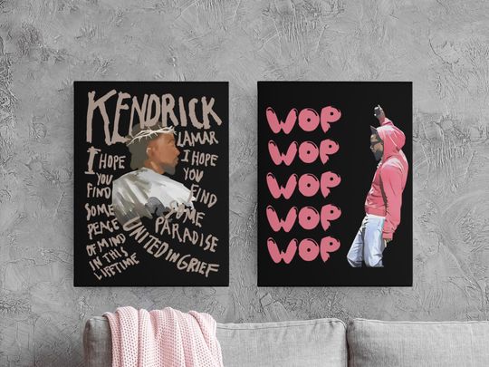 Kendrick Lamar They Not Like Us Matte Posters | Home Decor | Wall Decor