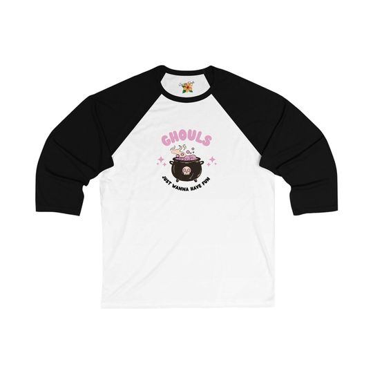 Ghouls 3/4 Sleeve Baseball Tee