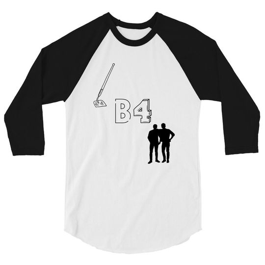 Hoes Before Bros Unisex 3\4 Sleeve Baseball Tee