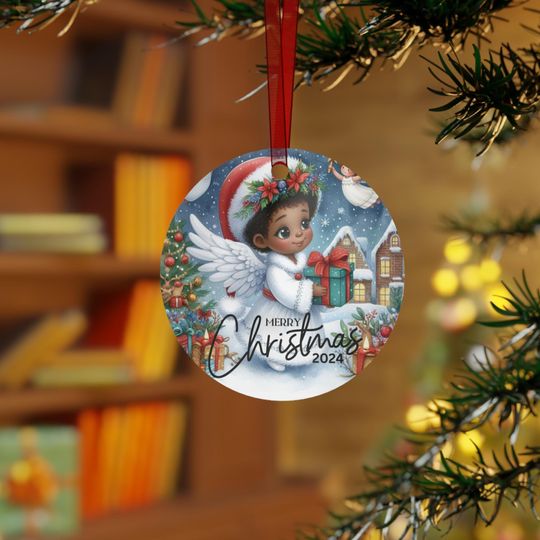 Cute boy angel Christmas Ornament | Christmas Decor | Home Decor