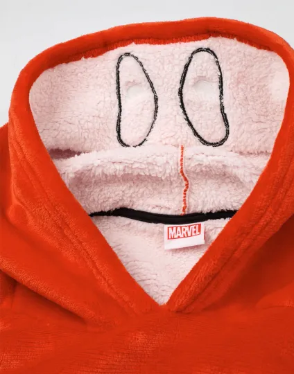 Marvel Multicoloured Deadpool Blanket Hoodie Unisex