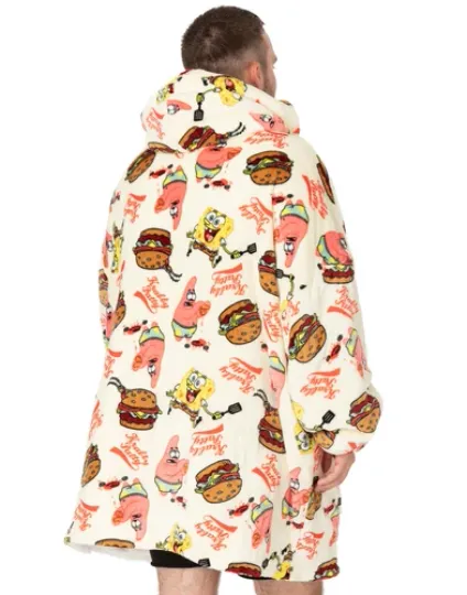 SpongeBob SquarePants  Blanket Hoodie | Christmas Gift | Winter Wear