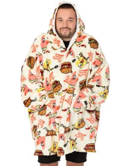 SpongeBob SquarePants  Blanket Hoodie | Christmas Gift | Winter Wear