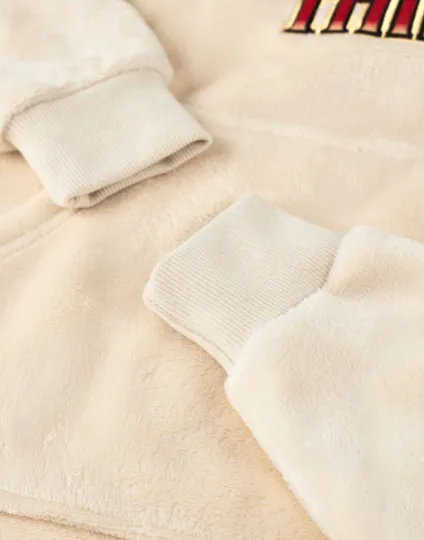 Stranger Things Beige  Blanket Hoodie | Christmas Gift | Winter Wear