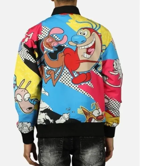 MENS Nick 90s cartoons  BOMBER JACKET