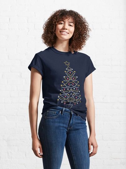 Sequin Christmas Tree Classic T-Shirt
